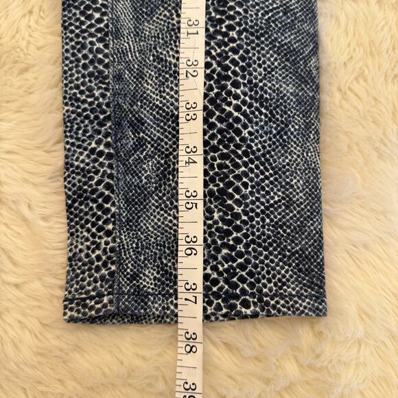 Tory Burch Snake Print Mid Rise Skinny Jeans 26 - Picture 9 of 13